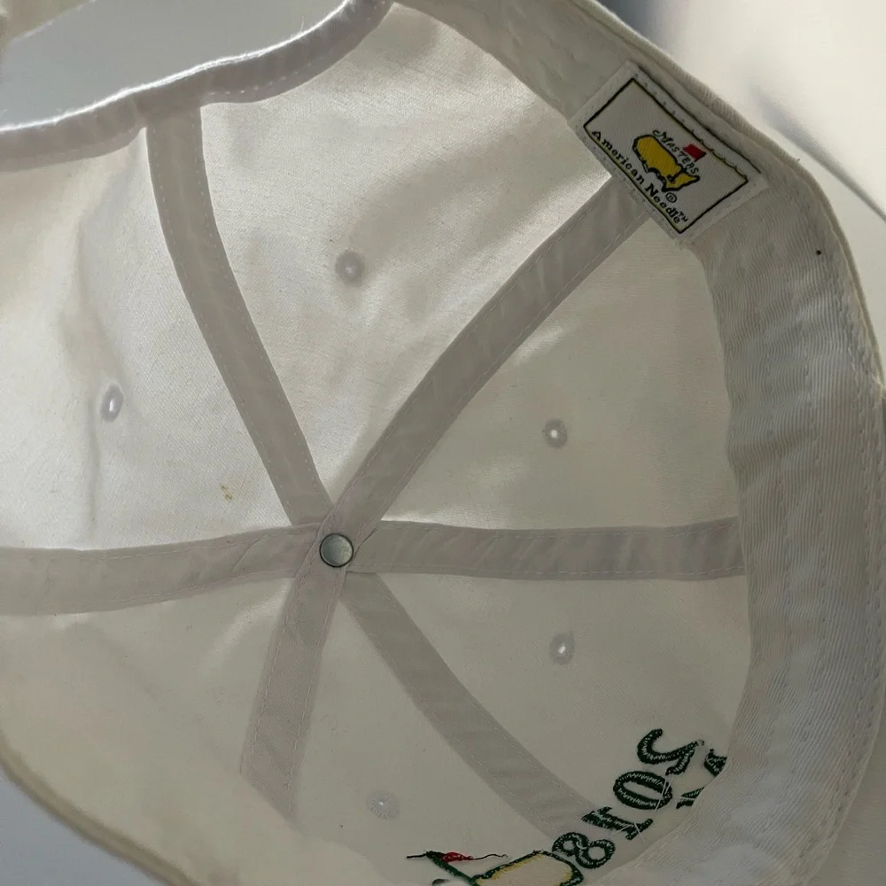2018 Masters Tournament Hat White Adjustable Golf Cap Augusta National - Picture 5 of 5